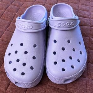 CROCS clogs, W 9, M 7